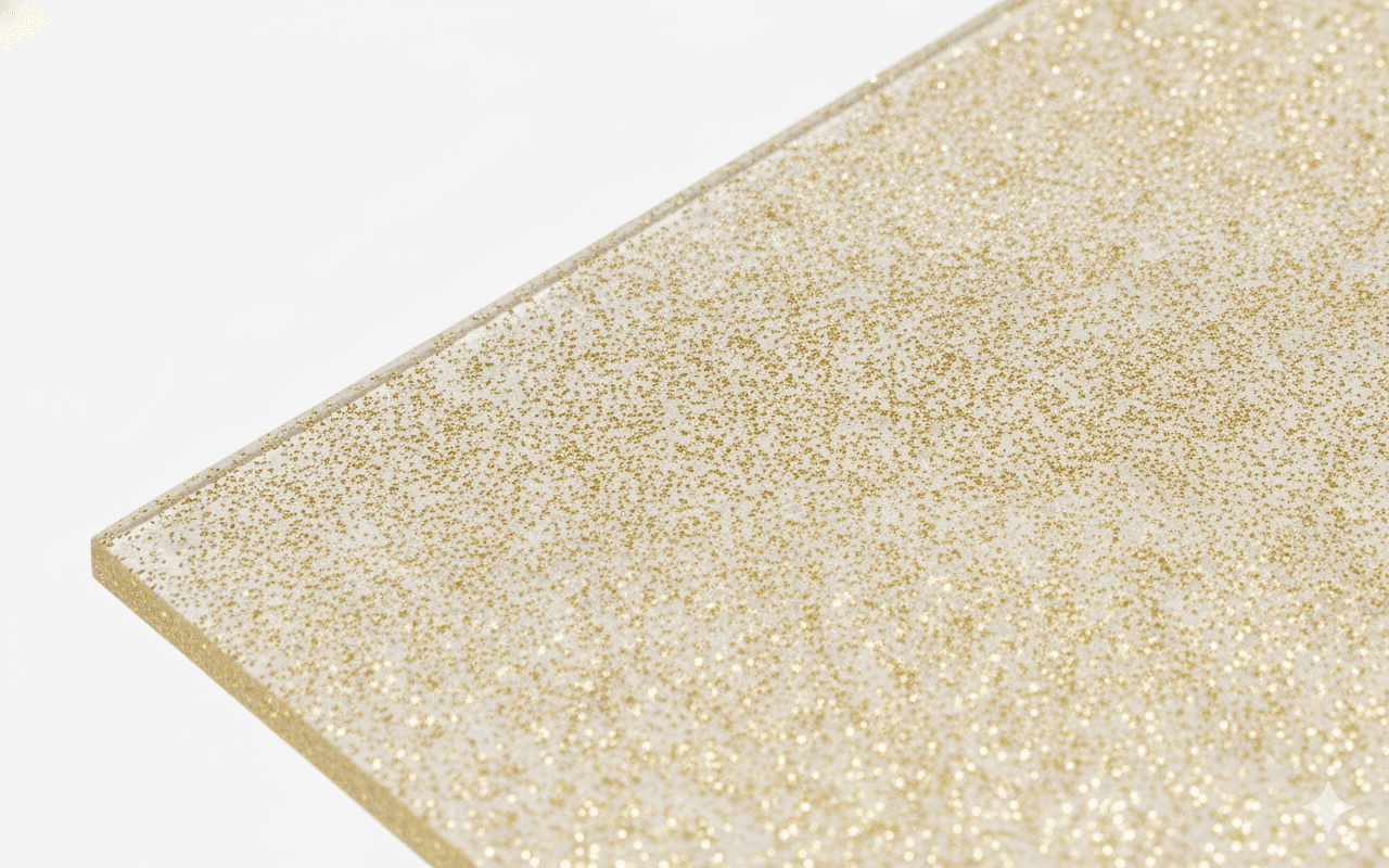 5. 골드글리터 아크릴