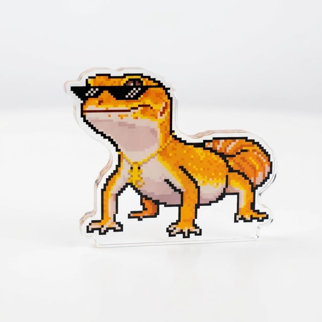 도마뱀 아크릴 코롯토